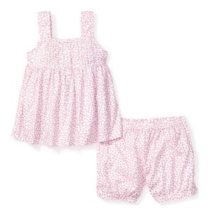 Petite Plume Charlotte Short Set. Sweetheart print